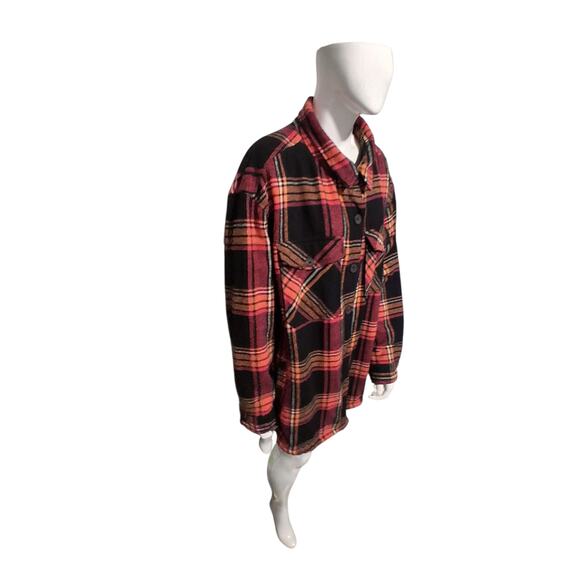 Members Mark Womens XXL Insulated Flannel Plaid Lumber Jack Cozycore Work Shaket - Picture 13 of 16